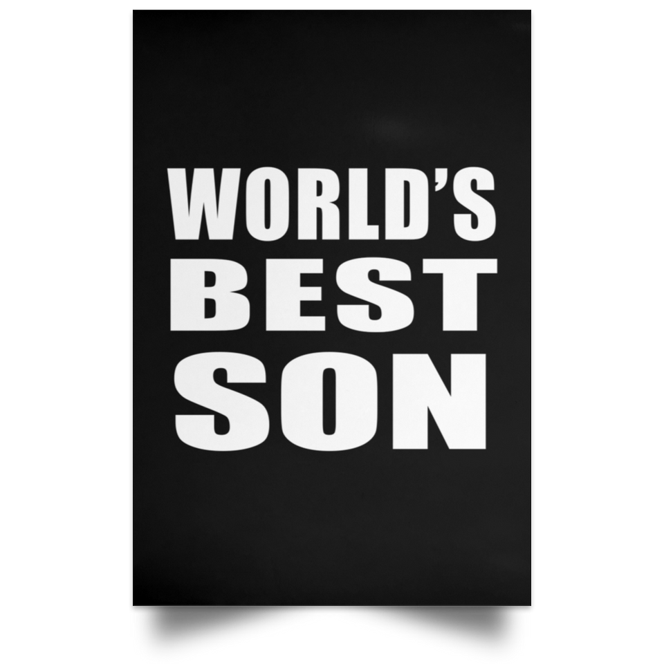 World's Best Son - Poster Portrait