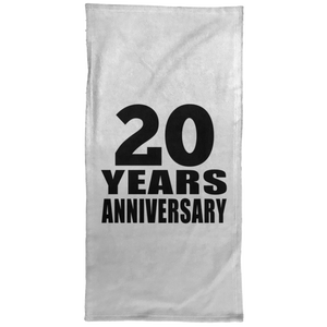 20th Anniversary 20 Years Anniversary - Hand Towel
