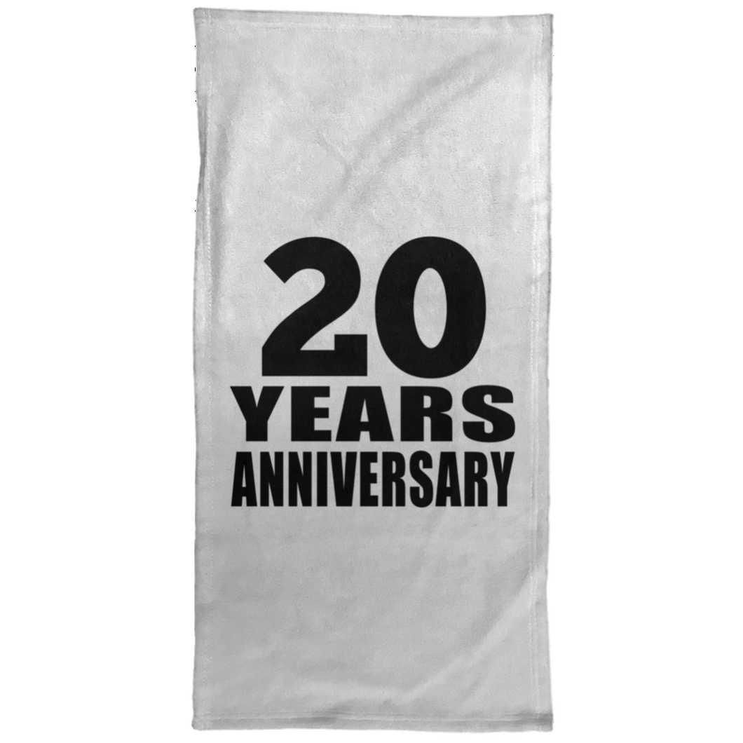 20th Anniversary 20 Years Anniversary - Hand Towel