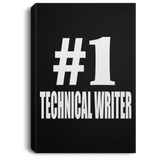 Number One #1 Technical Writer - Canvas Portrait