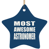 Most Awesome Astronomer - Star Ornament