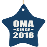 Oma Since 2018 - Star Ornament