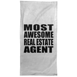 Most Awesome Real Estate Agent - Hand Towel