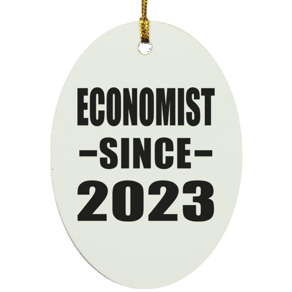 Economist Since 2023 - Oval Ornament