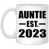 Auntie Established EST. 2023 - 11oz Coffee Mug