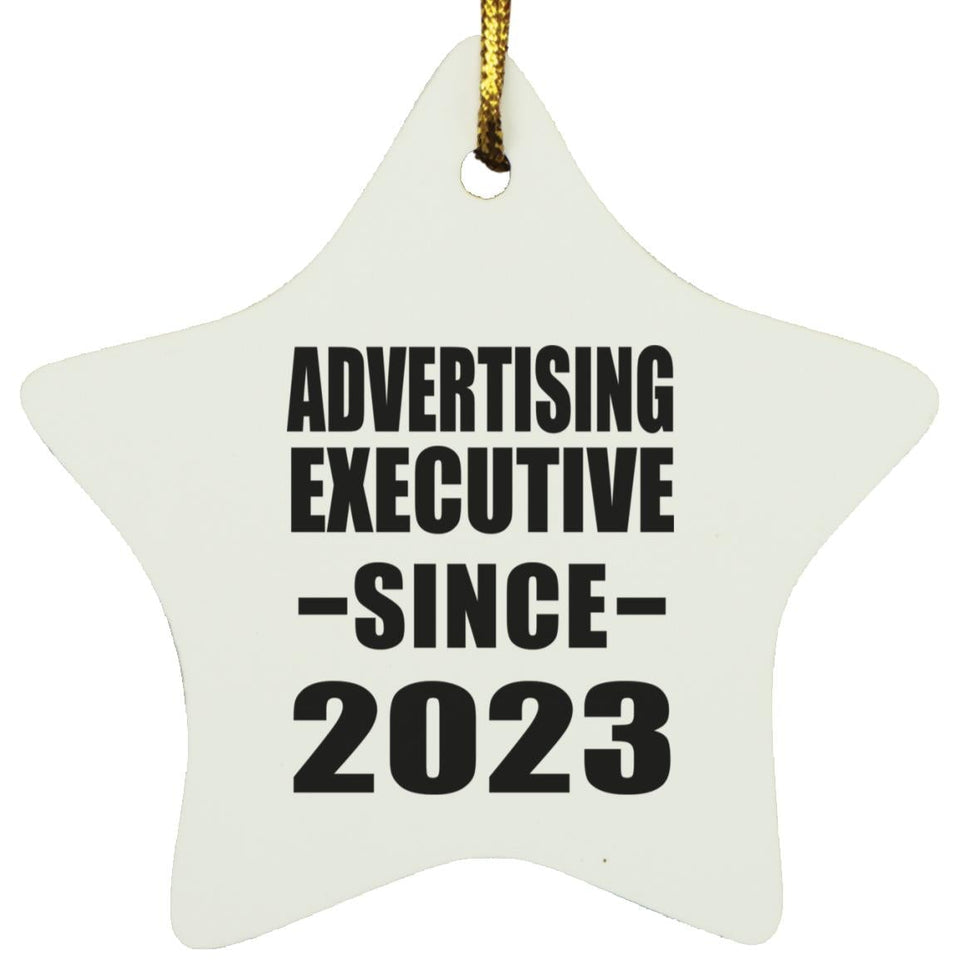 Advertising Executive Since 2023 - Star Ornament