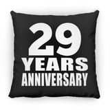 29th Anniversary 29 Years - Throw Pillow Black