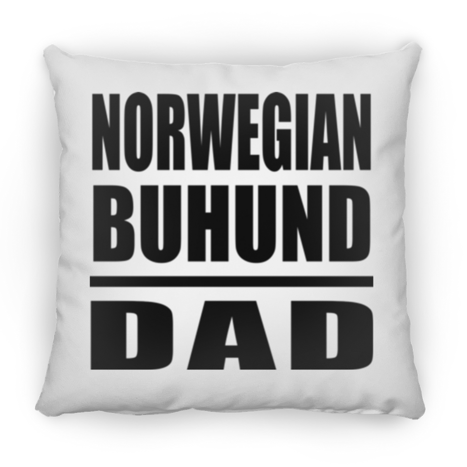 Norwegian Buhund Dad - Throw Pillow