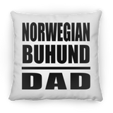 Norwegian Buhund Dad - Throw Pillow
