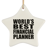World's Best Financial Planner - Star Ornament