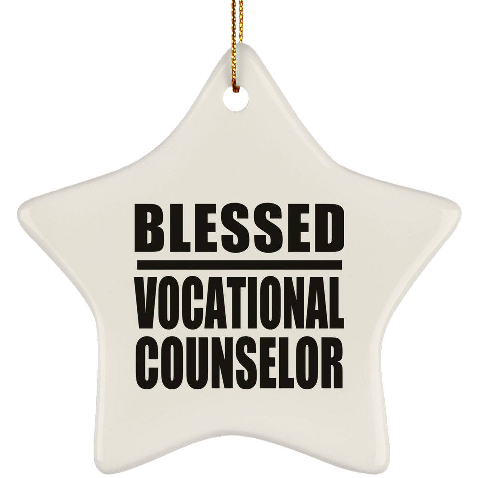 Blessed Vocational Counselor - Star Ornament