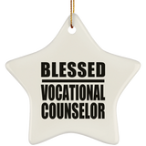 Blessed Vocational Counselor - Star Ornament