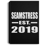 Seamstress Established EST. 2019 - Canvas Portrait