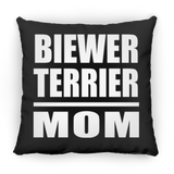 Biewer Terrier Mom - Throw Pillow Black