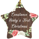 Constance Baby's First Christmas - Star Ornament A