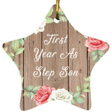 First Year As Step Son - Star Ornament B
