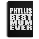Phyllis Best Mum Ever - Canvas Portrait