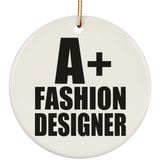 A+ Fashion Designer - Circle Ornament