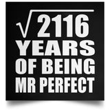 46th Anniversary Square Root of 2116 Years of Mr Perfect - Poster Square