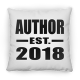 Author Established EST. 2018 - Throw Pillow