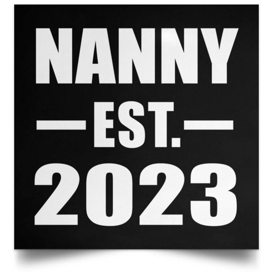 Nanny Established EST. 2023 - Poster Square