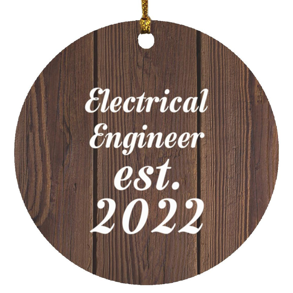 Electrical Engineer Established Est. 2022 - Circle Ornament D