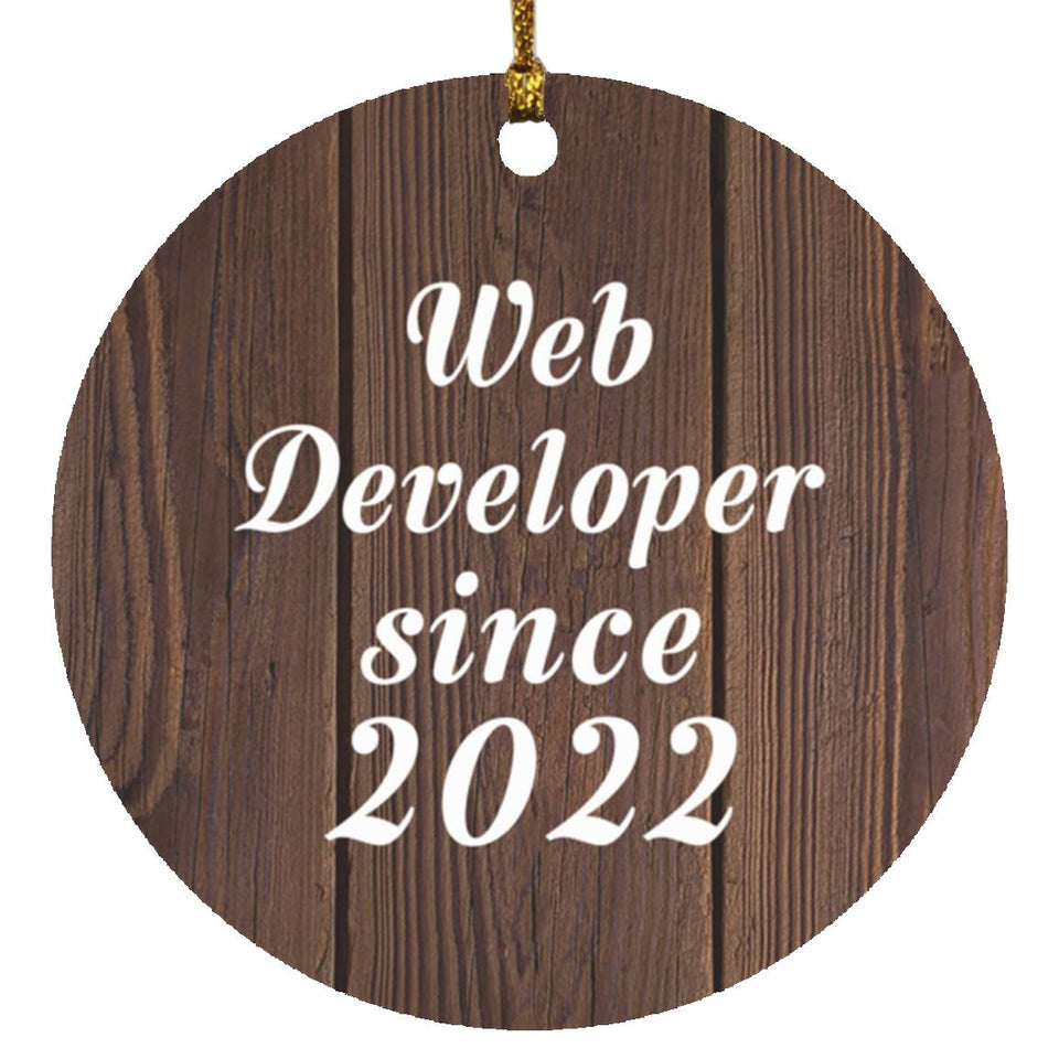 Web Developer Since 2022 - Circle Ornament D