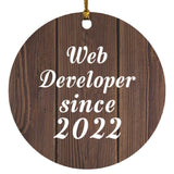 Web Developer Since 2022 - Circle Ornament D