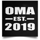 Oma Established EST. 2019 - Poster Square