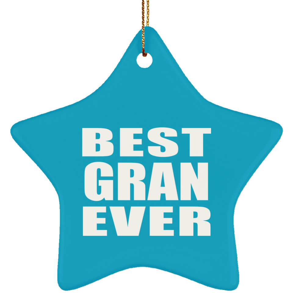 Best Gran Ever - Star Ornament