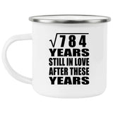 28th Anniversary Square Root of 784 Years Still In Love - 12oz Camping Mug