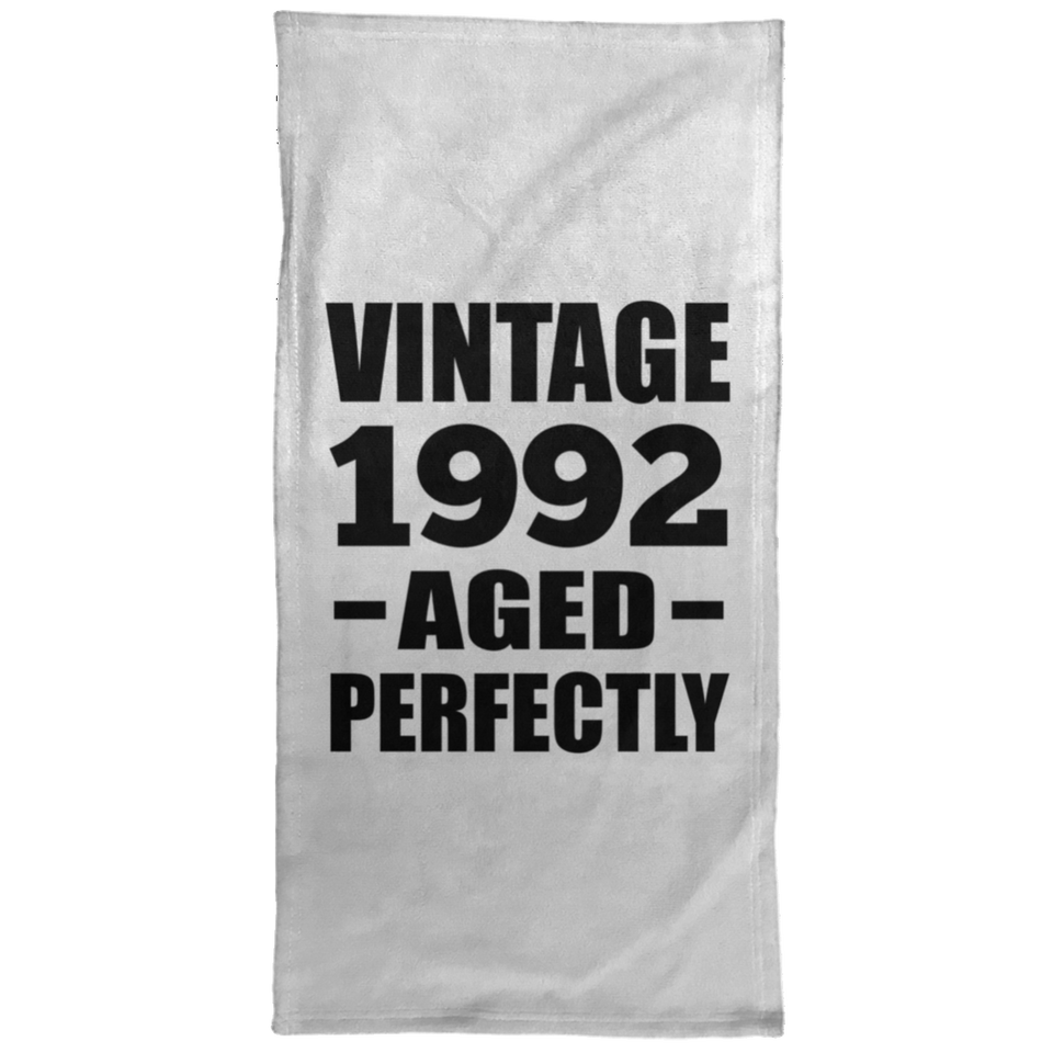 32nd Birthday Vintage 1992 Aged Perfectly - Hand Towel