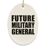 Future Military General - Oval Ornament