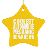 Coolest Automobile Mechanic Ever - Star Ornament