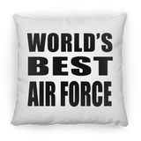 World's Best Air Force - Throw Pillow
