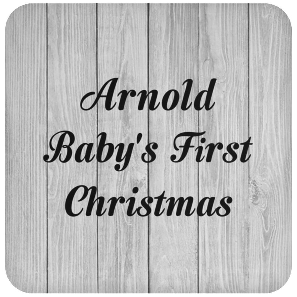 Arnold Baby's First Christmas - Drink Coaster F