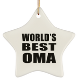 World's Best Oma - Star Ornament