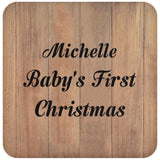 Michelle Baby's First Christmas - Drink Coaster C