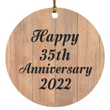 Happy 35th Anniversary 2022 - Circle Ornament C