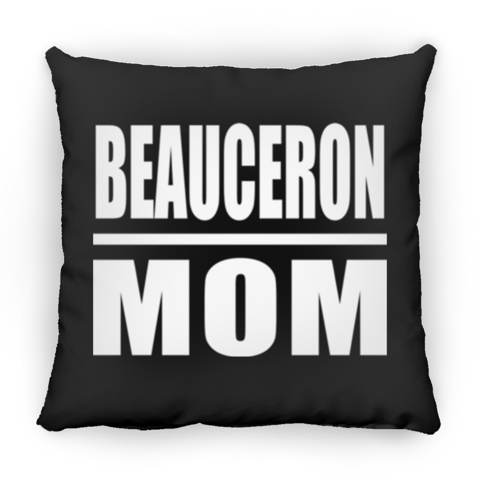 Beauceron Mom - Throw Pillow Black