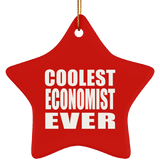 Coolest Economist Ever - Star Ornament