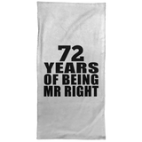72nd Anniversary 72 Years Of Being Mr Right - Hand Towel
