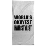 World's Okayest Hair Stylist - Hand Towel