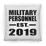 Military Personnel Established EST. 2019 - Throw Pillow