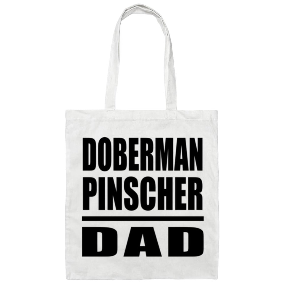 Doberman Pinscher Dad - Tote Bag White