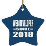 Web Developer Since 2018 - Star Ornament