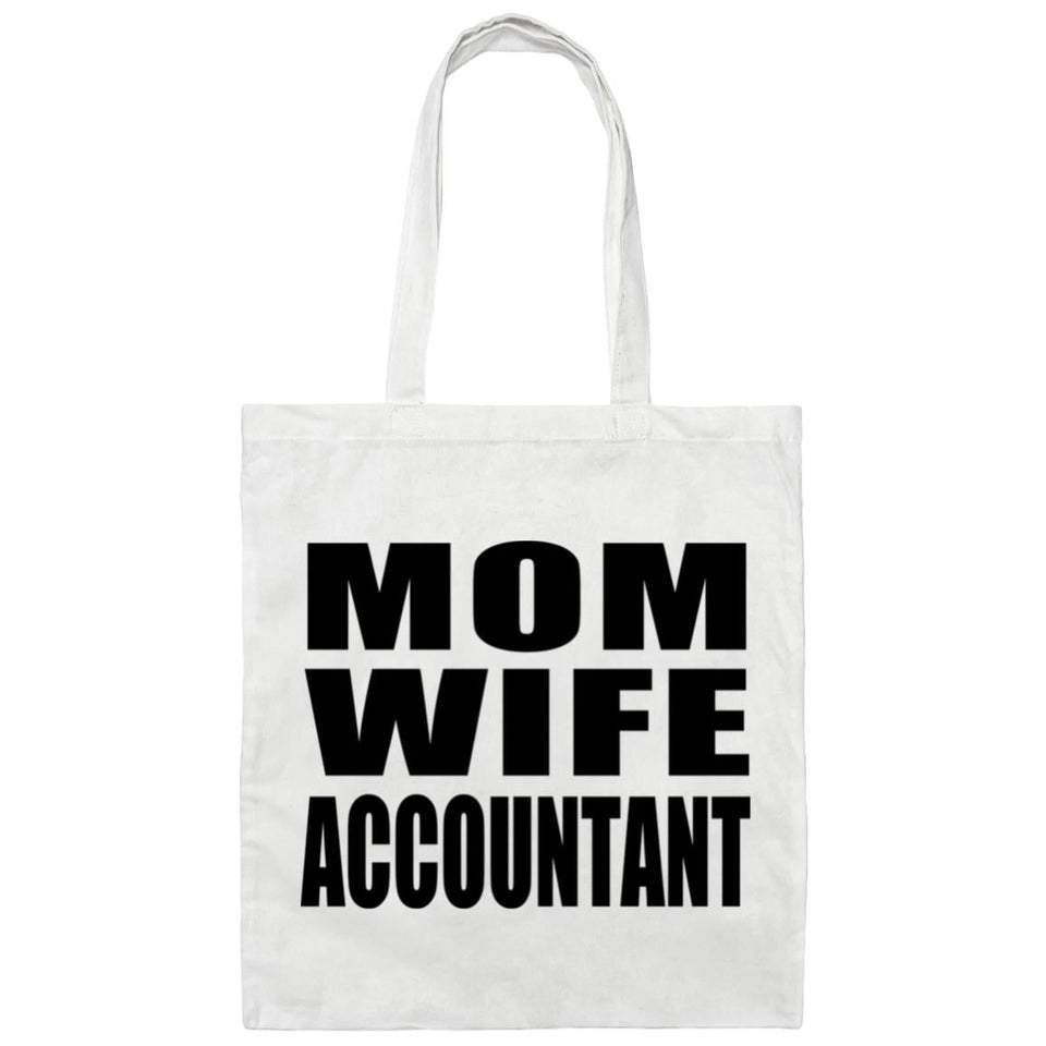 Mom Wife Accountant - Tote Bag White
