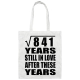 29th Anniversary Square Root of 841 Years Still In Love - Tote Bag White