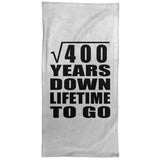 20th Anniversary Square Root of 400 Years Lifetime To Go - Hand Towel