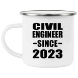 Civil Engineer Since 2023 - 12oz Camping Mug